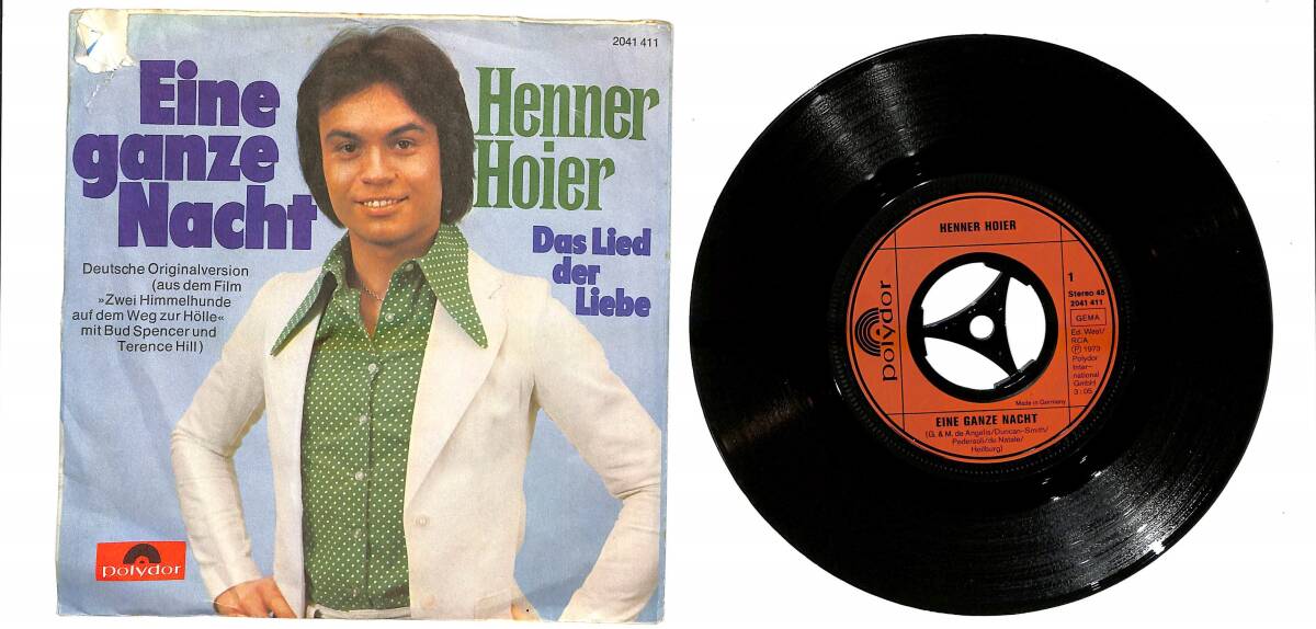 Henner Hoier - Eine Ganze Nacht / Das Lied der Liebe Plak (10/6.5) PLK26147 - 1
