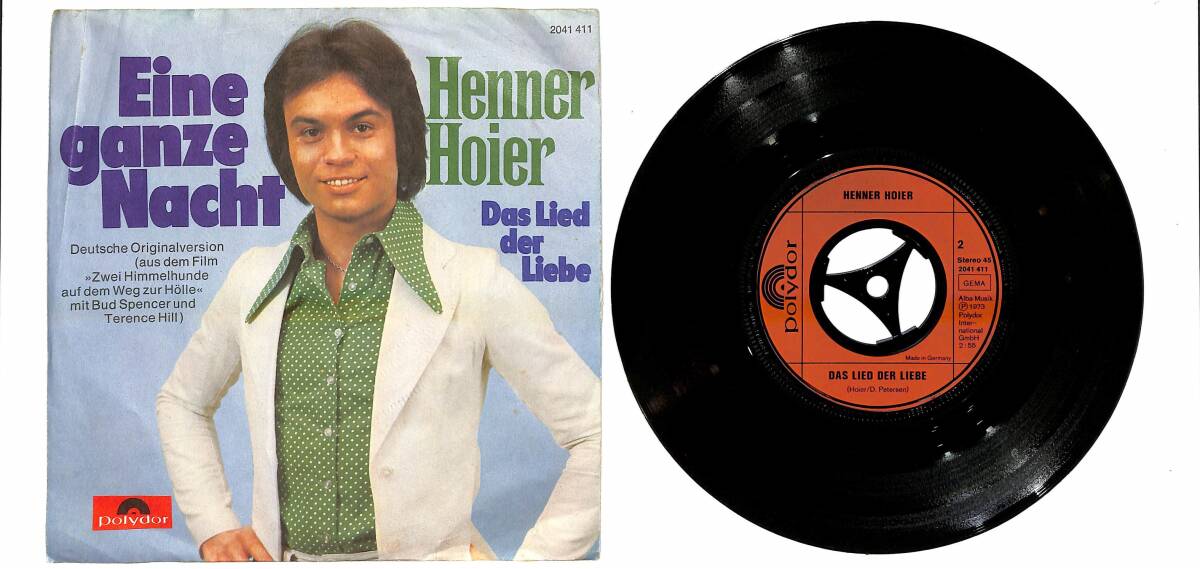 Henner Hoier - Eine Ganze Nacht / Das Lied der Liebe Plak (10/6.5) PLK26147 - 2