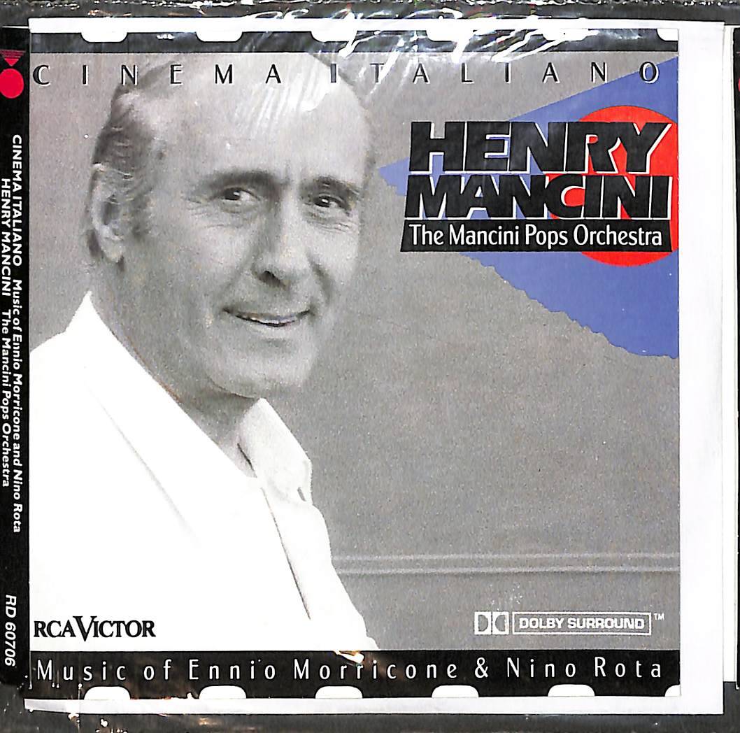Henry Mancini & The Mancini Pops Orchestra - Cinema Italiano / Music Of Ennio Morricone & Nino Rota CD (İkinci El) CD5797 - 1
