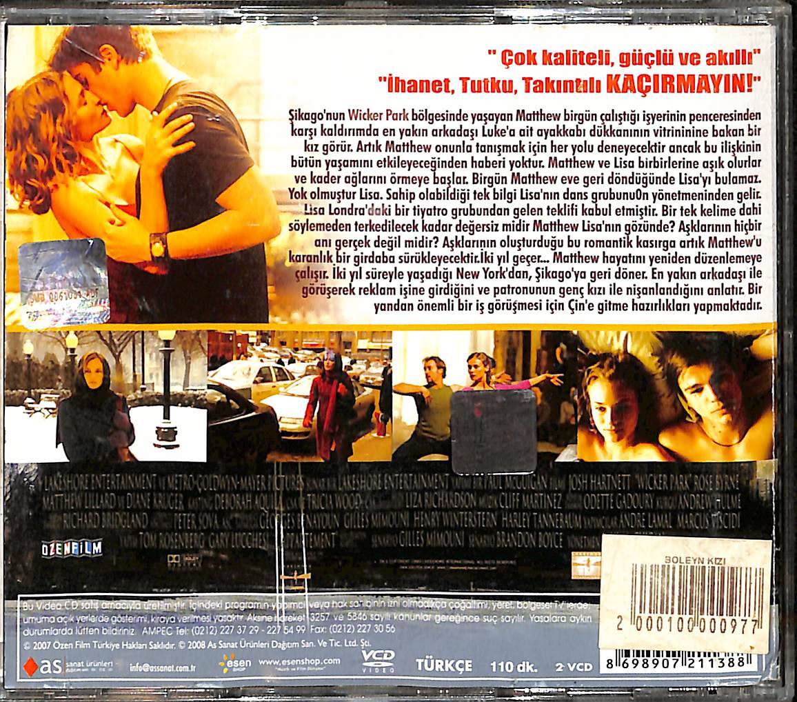 Hep Seni Aradım - Wicker Park (2004) Orjinal VCD Film ' Josh Hartnett, Diane Kruger ' VCD28500 - 2