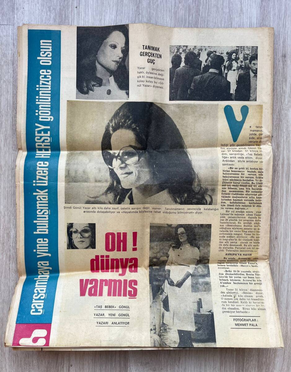 Her Şey Dergisi 3 Mart 1971 Sayı: 1 - Türkan Şoray İlk Röportajını Yazdı - Raquel Welch - Ursula Andress - Filiz Akın - Taş Bebek Gönül Yazar GZ153367 - 3