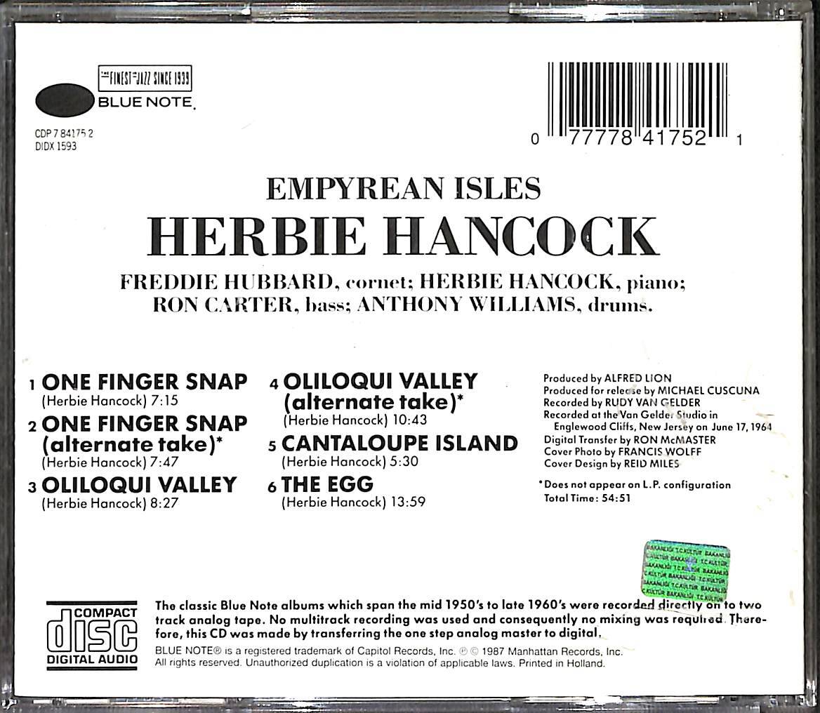 Herbie Hancock – Empyrean Isles CD (İkinci El) CD5242 - 2