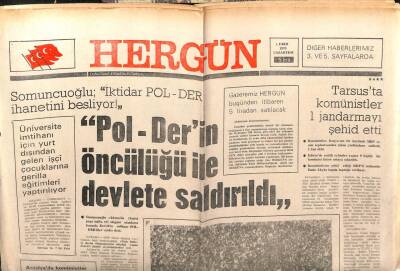 Hergün Gazetesi 1 Ekim 1979 - Camilerde CHP Propagandası Yaptırılıyor GZ103637 - 1