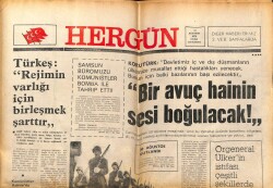Hergün Gazetesi 10 Aralık 1979 - Türkeş Komünizmin Metodu Anarşidir GZ66462 - 1