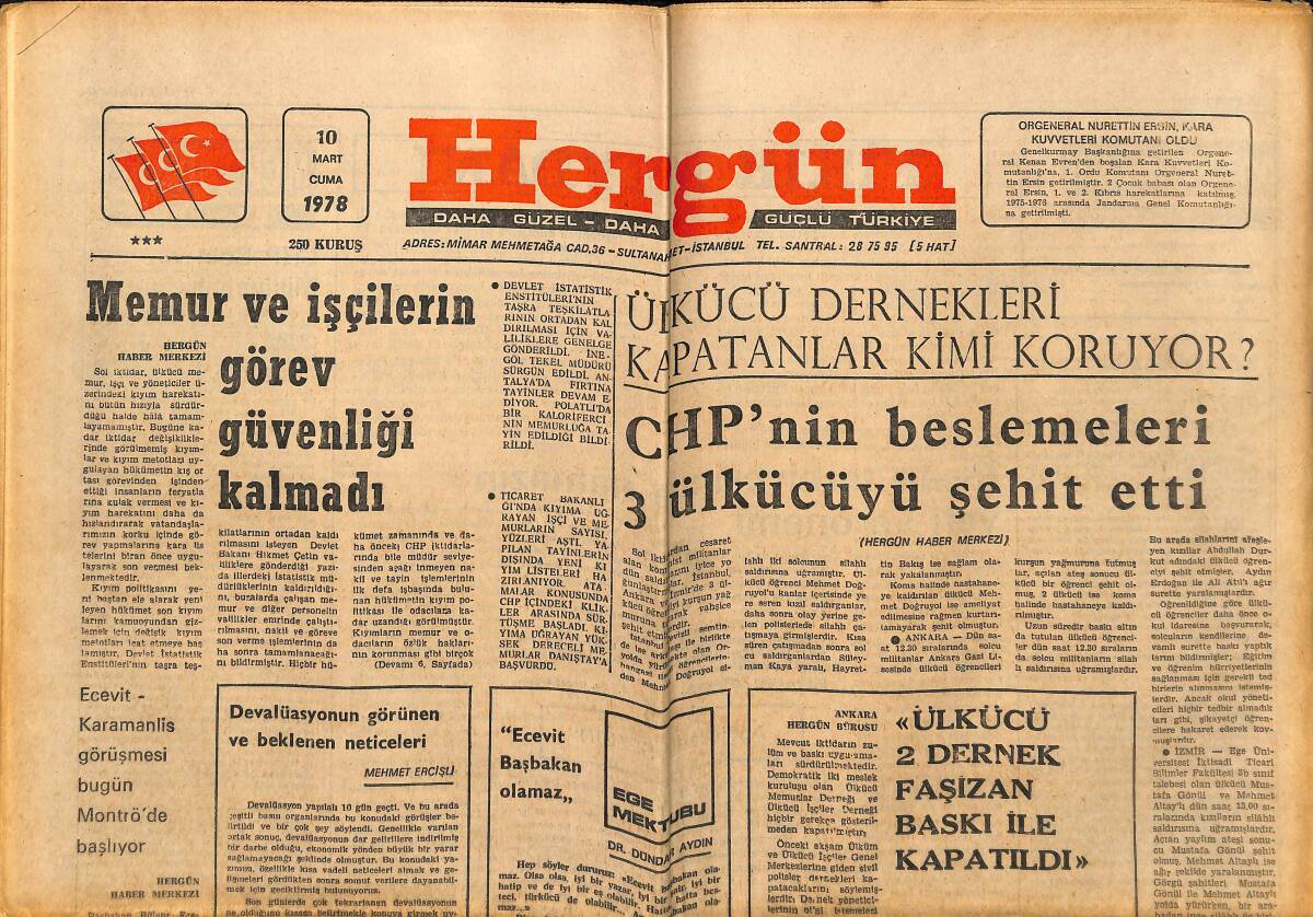 Hergün Gazetesi 10 Mart 1978 - Rodop Türkleri'ne Köpek Diyen TRT Hakkında Dava Açılacak GZ151855 - 1