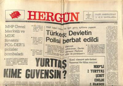 Hergün Gazetesi 10 Temmuz 1979 - OECD Türkiye Temsilcilik Binasında da Patlamamış Bomba Bulundu GZ87280 - 1