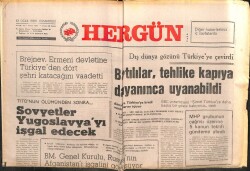 Hergün Gazetesi 12 Ocak 1980 - Sovyetler Yugoslavyayı İşgal Edecek GZ103711 - 2