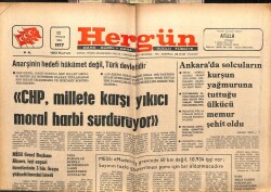 Hergün Gazetesi 12 Temmuz 1977 - Şehit Ülkücü Mustafa Soylu GZ103653 - 1