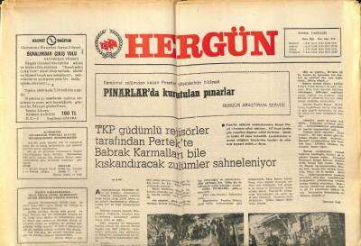 Hergün Gazetesi 14 Haziran 1980 - Ecevit Ve Erbakan Görüştü GZ104046 - 1