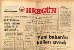 Hergün Gazetesi 14 Kasım 1979 - Süleyman Demirel Hükümeti Görevi Devraldı GZ66430 - 2
