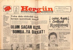 Hergün Gazetesi 16 Ağustos 1977 - Ölüm Saçan Kızıl Bombaya Dikkat GZ103683 - 1