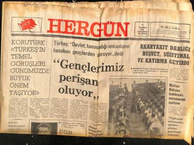 Hergün Gazetesi 16 Haziran 1979 - Türkeş Gençlerimiz Perişan Oluyor Dedi GZ66298 - 1