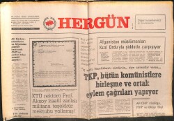 Hergün Gazetesi 16 Ocak 1980 - TKP Bütün Komünistlere Birleşme Ve Ortak Eylem Çağrıları Yapıyor GZ103736 - 2
