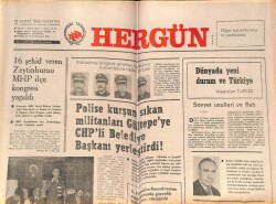 Hergün Gazetesi 18 Şubat 1980 - 16 Şehid Veren Zeytinburnu MHP İlçe Kongresi Yapıldı GZ72304 - 2