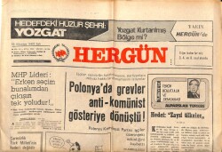 Hergün Gazetesi 19 Ağustos 1980 - Afganistanda Rusya Ateş Kusuyor GZ69006 - 1