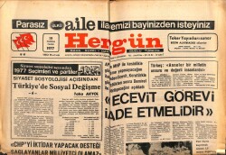 Hergün Gazetesi 19 Haziran 1977 - Sebze Ve Meyve Fiyatları Halkın Alım Gücünü Aştı GZ103716 - 1