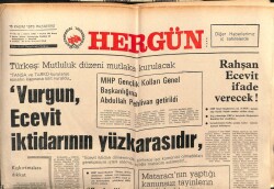 Hergün Gazetesi 19 Kasım 1979 - Rahşan Ecevit İfade Verecek GZ103652 - 1