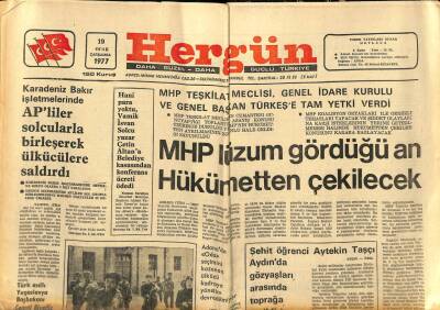 Hergün Gazetesi 19 Ocak 1977 - İstanbul Belediyesi Suya Yüzde 30 Oranında Zam Yapıyor GZ87270 - 1