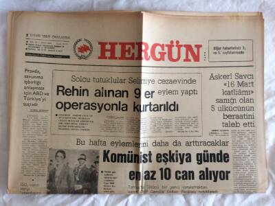 Hergün Gazetesi 2 Nisan 1980 - Pravda , Savunma İşbirliği Anlaşması İçin ABD Ve Türkiyeyi Suçladı GZ73276 - 1