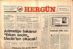 Hergün Gazetesi 20 Ağustos 1980 - Polonyaya Her An Bir Sovyet Müdahalesi Bekleniyor ! GZ69009 - 1