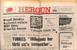 Hergün Gazetesi 22 Ekim 1979 - Necmettin Erbakan Türkeş İle Görüşecek GZ103643 - 2