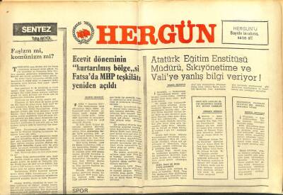 Hergün Gazetesi 26 Temmuz 1980 - Kemal Türkler Toprağa Verildi GZ104056 - 1
