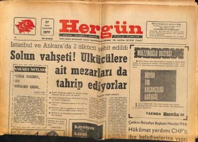 Hergün Gazetesi 27 Ocak 1979 - Humeyni Pazar Günü İrana Gidiyor GZ81521 - 1