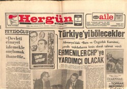 Hergün Gazetesi 27 Şubat 1976 - Türkiyeyi Bölecekler GZ103658 - 1