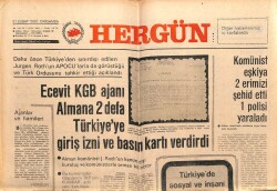 Hergün Gazetesi 27 Şubat 1980 - CHPnin Almanya Dosyası GZ103772 - 1