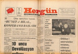 Hergün Gazetesi 28 Kasım 1978 - 10uncu Develüasyon Geliyor GZ66437 - 1