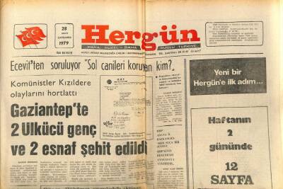 Hergün Gazetesi 28 Mart 1979 - Karadeniz Tütün Ekicisi Perişan GZ104052 - 1