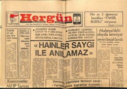 Hergün Gazetesi 29 Mart 1976 - Komünistler MHP Sarıyer Binasına Saldırdı GZ66321 - 2