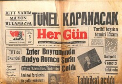 Hergün Gazetesi 3 Eylül 1967 - Zafer Bayramında Rumca Şarkı Çalındı GZ103605 - 1