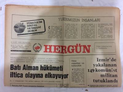 Hergün Gazetesi 3 Mart 1980 - Batı Alman Hükümeti İltica Olayına Elkoyuyor GZ73044 - 1