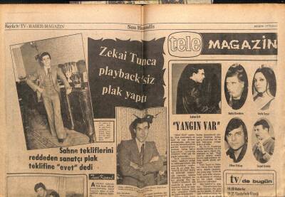 Hergün Gazetesi 30 Ekim 1979 - Zekai Tunca Palybacksiz Plak Yaptı GZ103644 - 2
