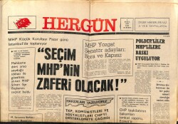 Hergün Gazetesi 4 Eylül 1979 - Seçim MHPnin Zaferi Olacaktır GZ66449 - 2
