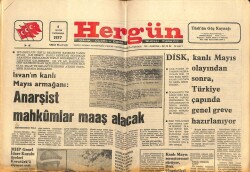 Hergün Gazetesi 4 Mayıs 1977 - Anarşist Mahkumlar Maaş Alacak GZ66312 - 2
