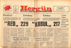 Hergün Gazetesi 4 Temmuz 1977 - Memurlar Yakacak İçin Kara Kara Düşünüyor GZ103750 - 2