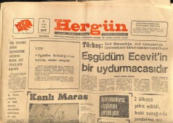 Hergün Gazetesi 5 Ocak 1979 - Kahramanmaraş Olaylarının Gerçek Yüzü GZ66443 - 1