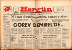 Hergün Gazetesi 5 Temmuz 1977 - Görev Süleyman Demirele GZ103751 - 1