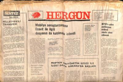 Hergün Gazetesi 6 Haziran 1979 - İtalyada Komünistler Kaybetti GZ103814 - 1