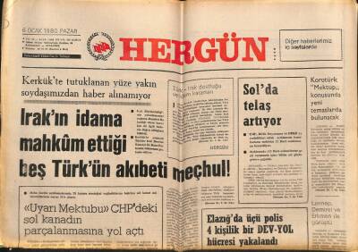 Hergün Gazetesi 6 Ocak 1980 - Afganlı Müslümanlar Herat Şehrini Ruslardan Kurtardı GZ80997 - 1