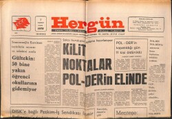 Hergün Gazetesi 7 Temmuz 1978 - Enerji İşçileri Greve Gidiyor GZ103746 - 2