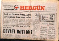 Hergün Gazetesi 8 Ağustos 1980 - Irak Mezbahaya Döndü , Sekiz Soydaşımızı Daha İdam Ettiler GZ69011 - 1