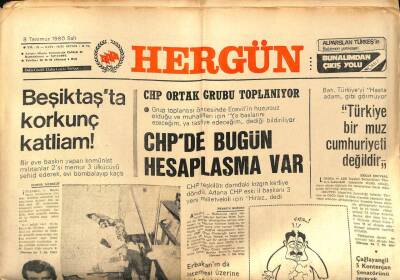 Hergün Gazetesi 8 Temmuz 1980 - Çağlayangil 5 Kontenjan Senatörünü Seçecek GZ83563 - 1