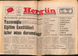 Hergün Gazetesi 9 Ağustos 1978 - K. Maraş Cezaevinden 24 Ülkücü Özel Emirle Ankaraya Sürüldü GZ72457 - 1