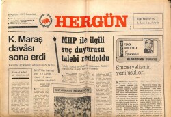 Hergün Gazetesi 9 Ağustos 1980 - MHP İle İlgili Suç Duyurusu Talebi Reddoldu GZ69008 - 2