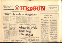 Hergün Gazetesi 9 Ocak 1980 - Afganistanda Oluk Oluk Kan Akıyor GZ103713 - 1