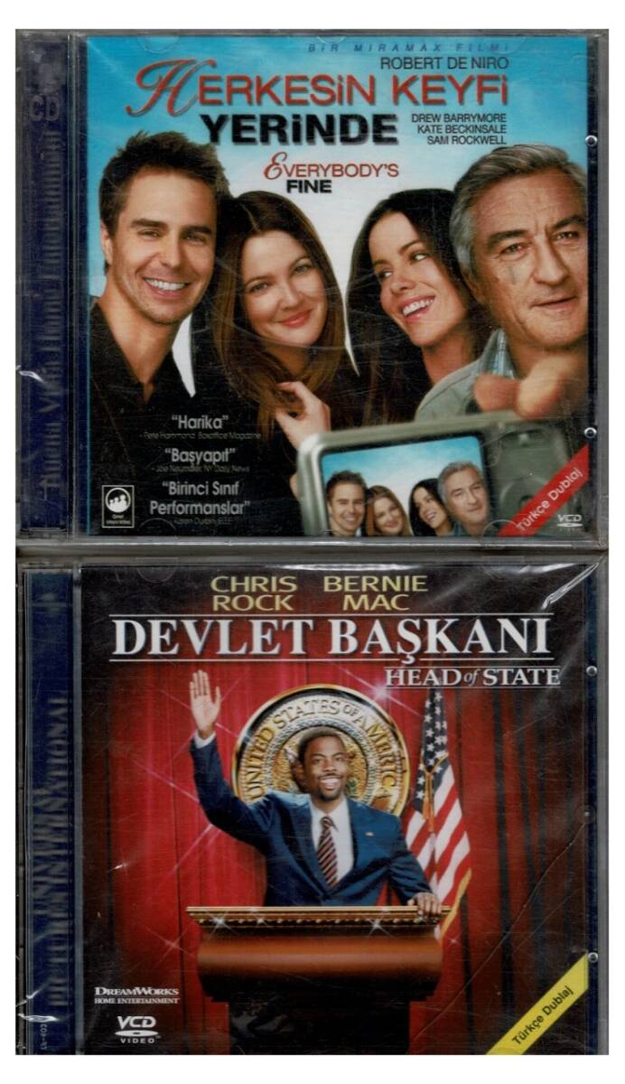 Herkesin Keyfi Yerinde (Robert De Niro) Devlet Başkanı - 2 Adet VCD Film VCD1264 - 1