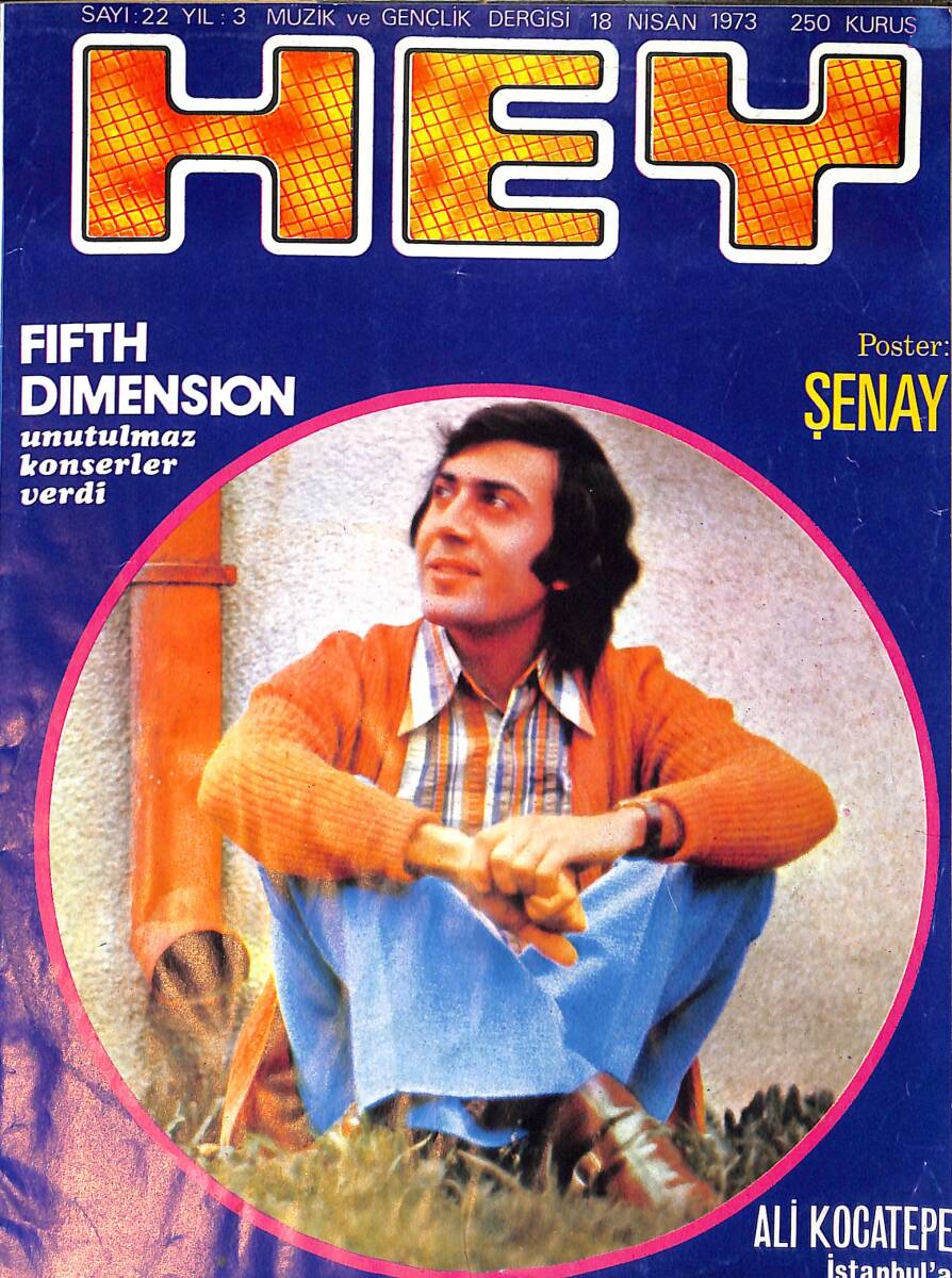 Hey Dergisi 18 Nisan 1973 Sayı : 22 - Ayla Dikmen İlk Alaturka Plâğını Yaptı NDR90817 - 1